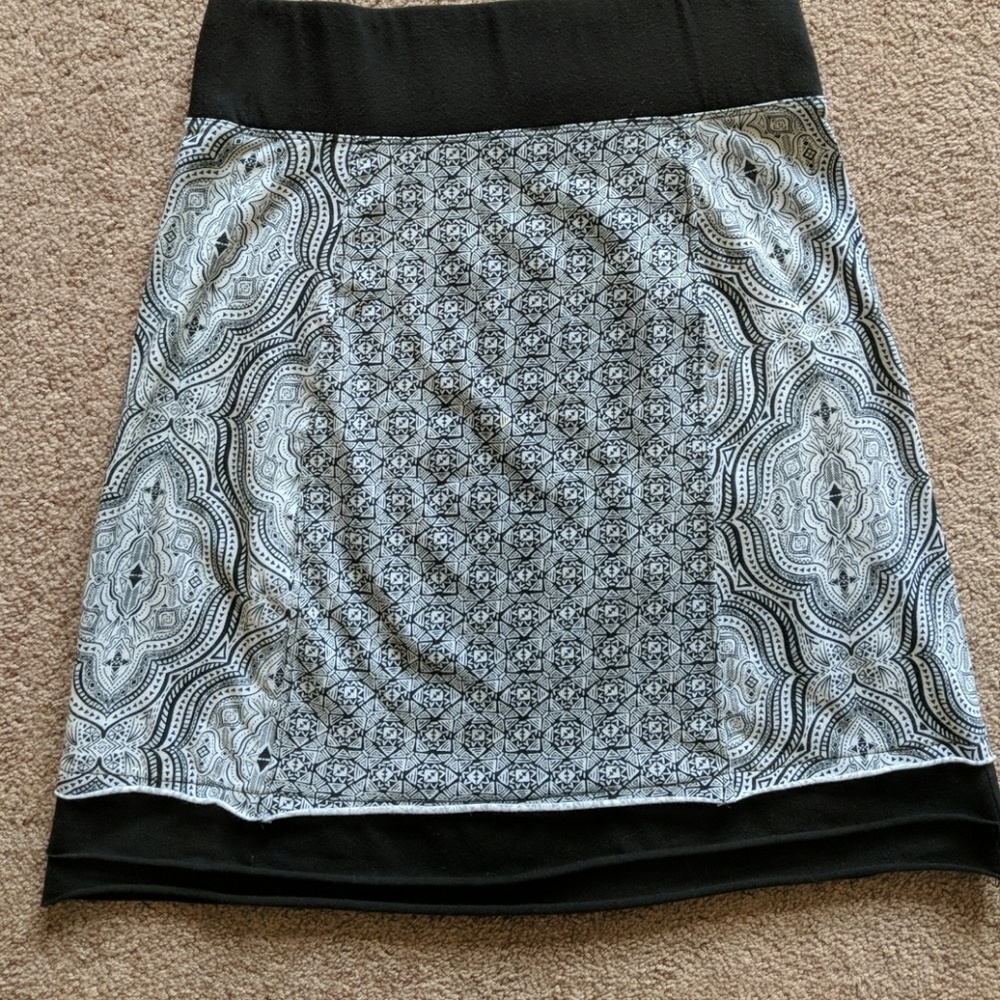 Tribal print mini skirt - XS